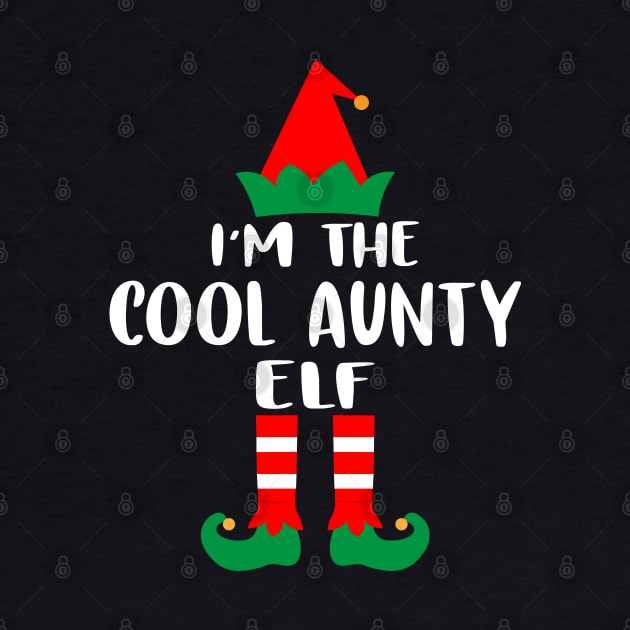 I'm The Cool Aunty Elf Family Matching Group Christmas Costume Outfit Pajama Funny Gift by norhan2000